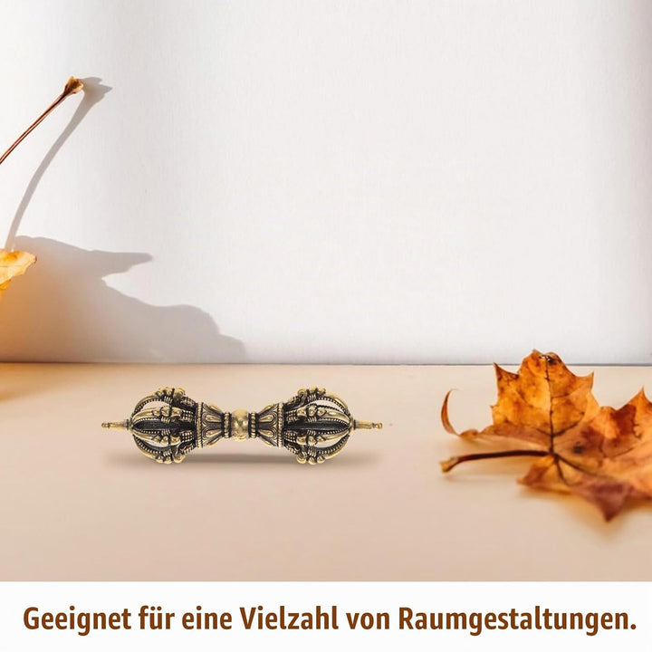 Tibetischer Vajra Dorge Antikes Messing Dorje Vajra Stössel Vier Stränge Dämonenstössel Buddhismus R