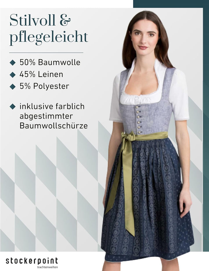 Stockerpoint Damen Eleen Kleid 40 Dunkelblau, 40 Dunkelblau