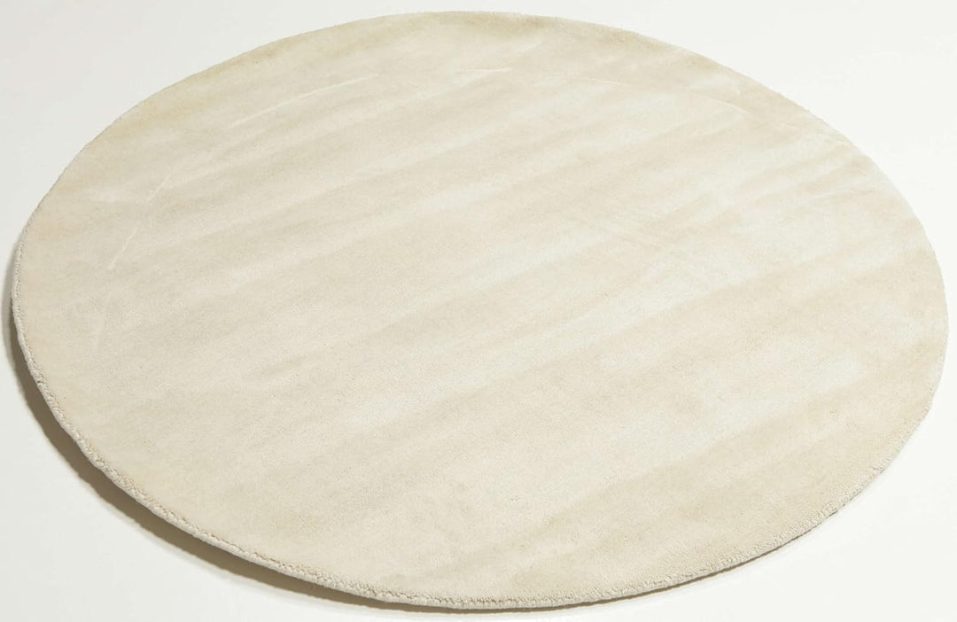 RugVista, Handloom, Teppich, Mittelflor, ∅ 150 cm, Rund, Wolle, Flur, Schlafzimmer, Küche, Wohnzimme