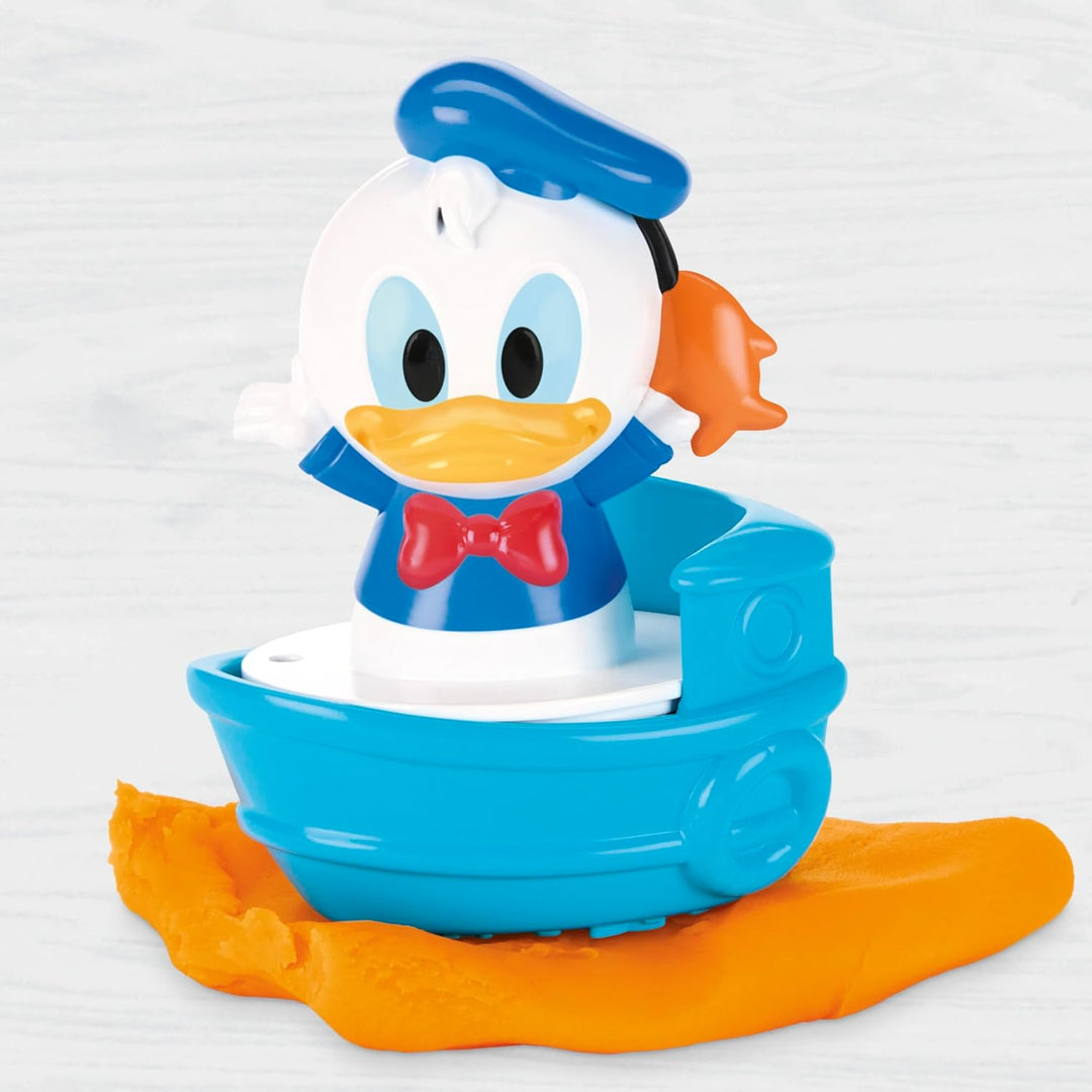 Play-Doh Disney Junior Fahrzeugstempel Megapack mit Micky, Minnie & Donald, zum Kneten und Spielen,