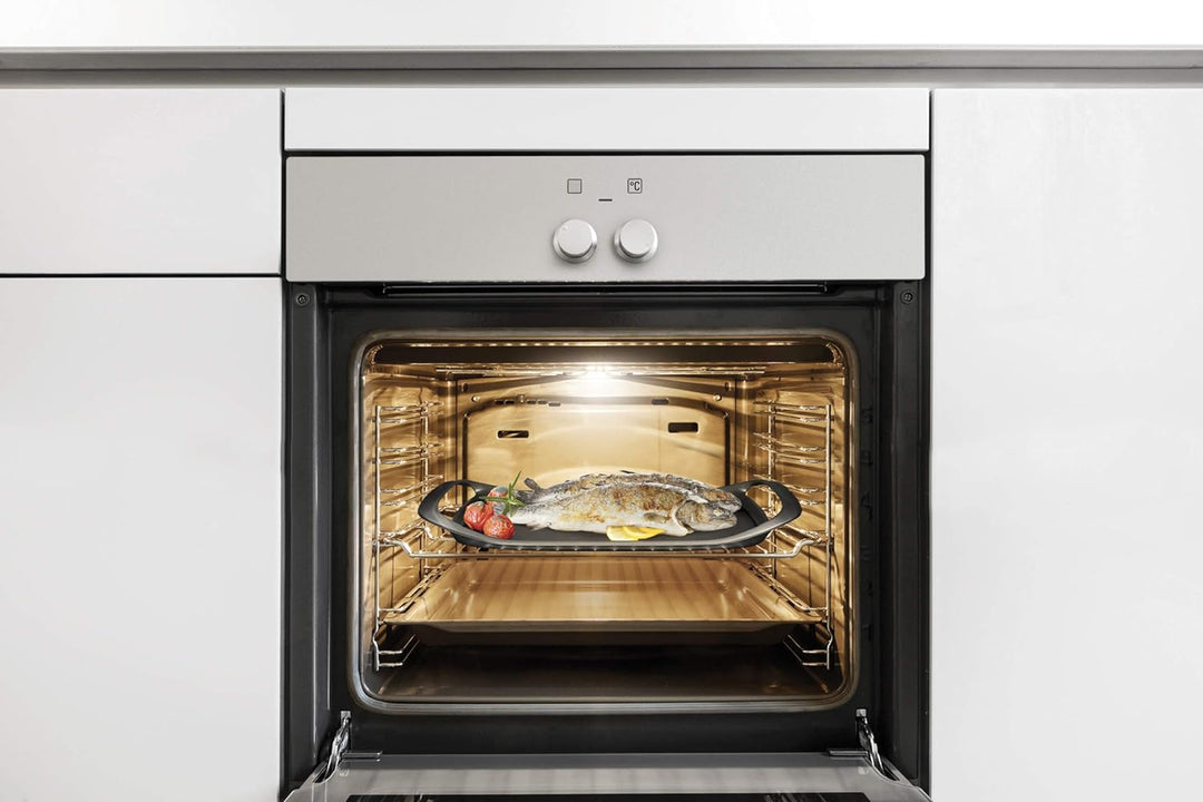 Tescoma 605069 SmartClick Grillpfanne, glatt, 42 x 28 cm Glatt und geschmeidig, Glatt und geschmeidi