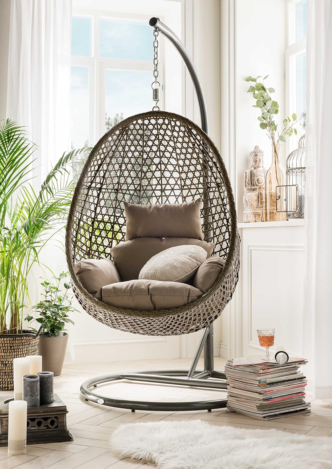 Destiny Cocoon De Luxe Hängesessel Polyrattan Sessel Hängeschaukel