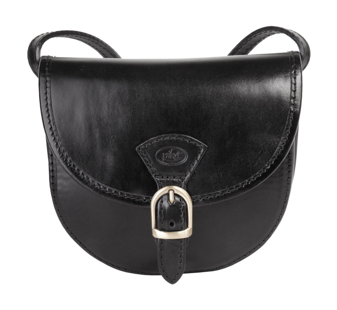 piké Umhängetasche schwarz echt Leder Damen - 016176