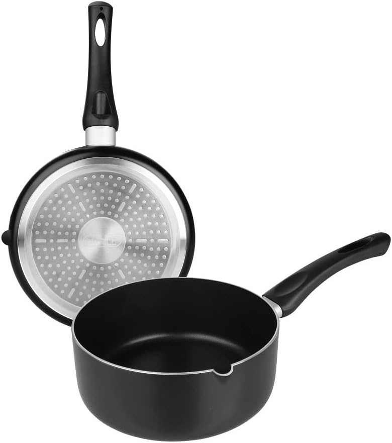 IBILI - Induktions-Kochtopf, Aluminium, 18 cm, Anti-Haft, geeignet für Induktion 18 cms, 18 cms