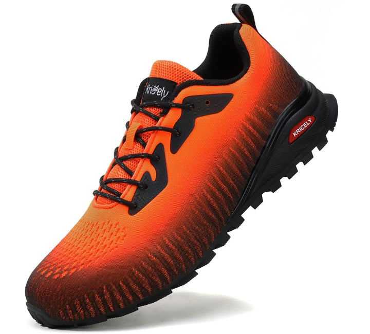 Kricely Traillaufschuhe Herren Leicht Atmungsaktiv Wanderstiefel rutschfest Laufschuhe Outdoor Fitne