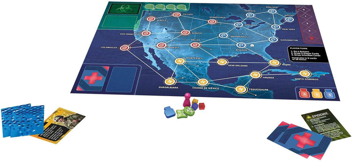 Asmodee | ZMan | Pandemic: Hot Zone – Europa | Familienspiel | Brettspiel | 2-4 Spieler | Ab 8+ Jahr
