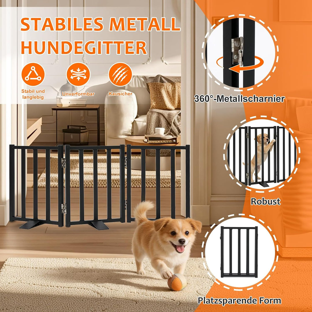 Snagle Paw Hundegitter mit Standfüssen für kleine Hunde und Welpen,42cm Hoch | Niedriges Absperrgitt