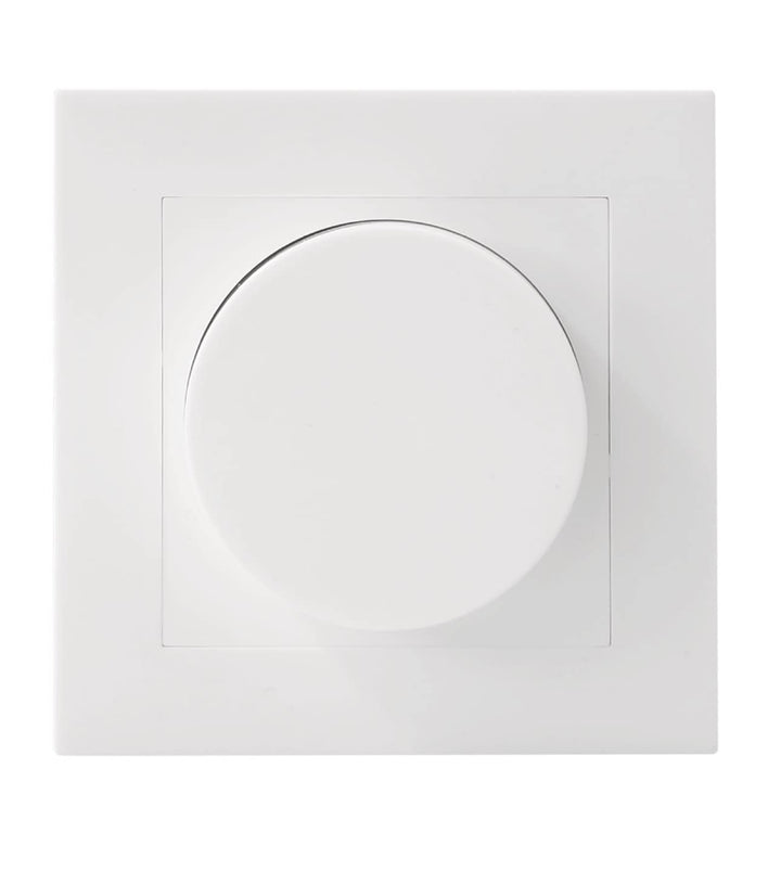 Lucide RECESSED WALL DIMMER NL - Dimmer - 300 Watt 230V - Weiss