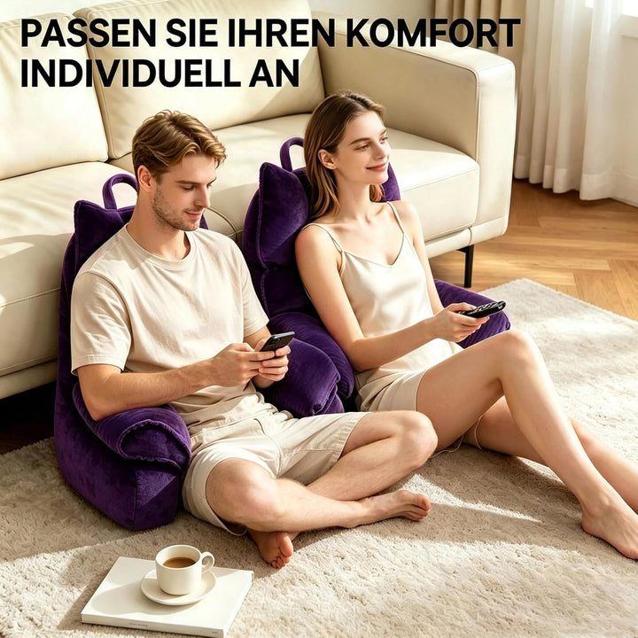 Lesekissen Bett mit Rückenlehne, Rückenkissen Sofa &amp; Bett Erwachsene | Lesekissen für Bett &amp; Sofa, R