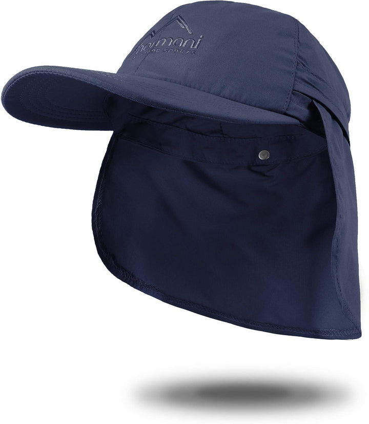 normani Sommer Cap 'Savannah' mit einrollbarem Nackenschutz M Marine, M Marine