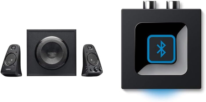 Logitech Z623 Soundsysteme 2.1 Stereo-Lautsprecher THX (mit Subwoofer) schwarz + Logitech Bluetooth