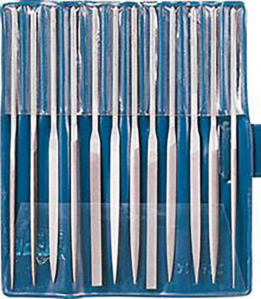 CORRADI-Nadelfeilen-Set, 12-teilig, Schweizer Hieb 0, 200mm, 12316102 – Für die grobe Präzisionsbear