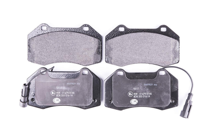 HELLA PAGID 8DB 355 016-141 Bremsbelagsatz - T2111 - Dicke/Stärke: 15.3mm - Bremssystem: Brembo - mi
