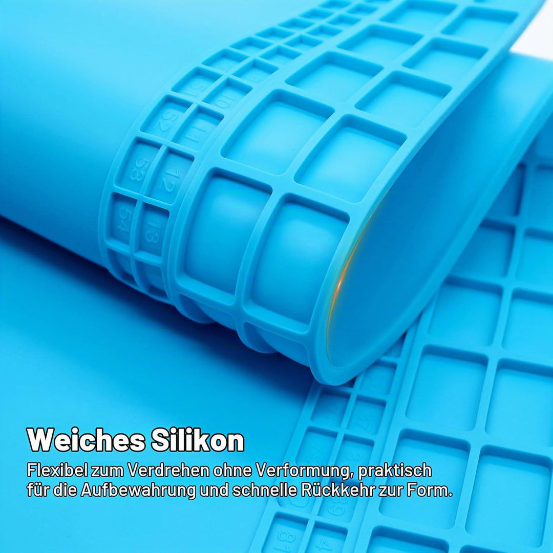 Lötmatte Silikon Extra Gross 60 × 35cm Antistatische Reparatur Matte Silikonmatte Arbeitsmatte Werks