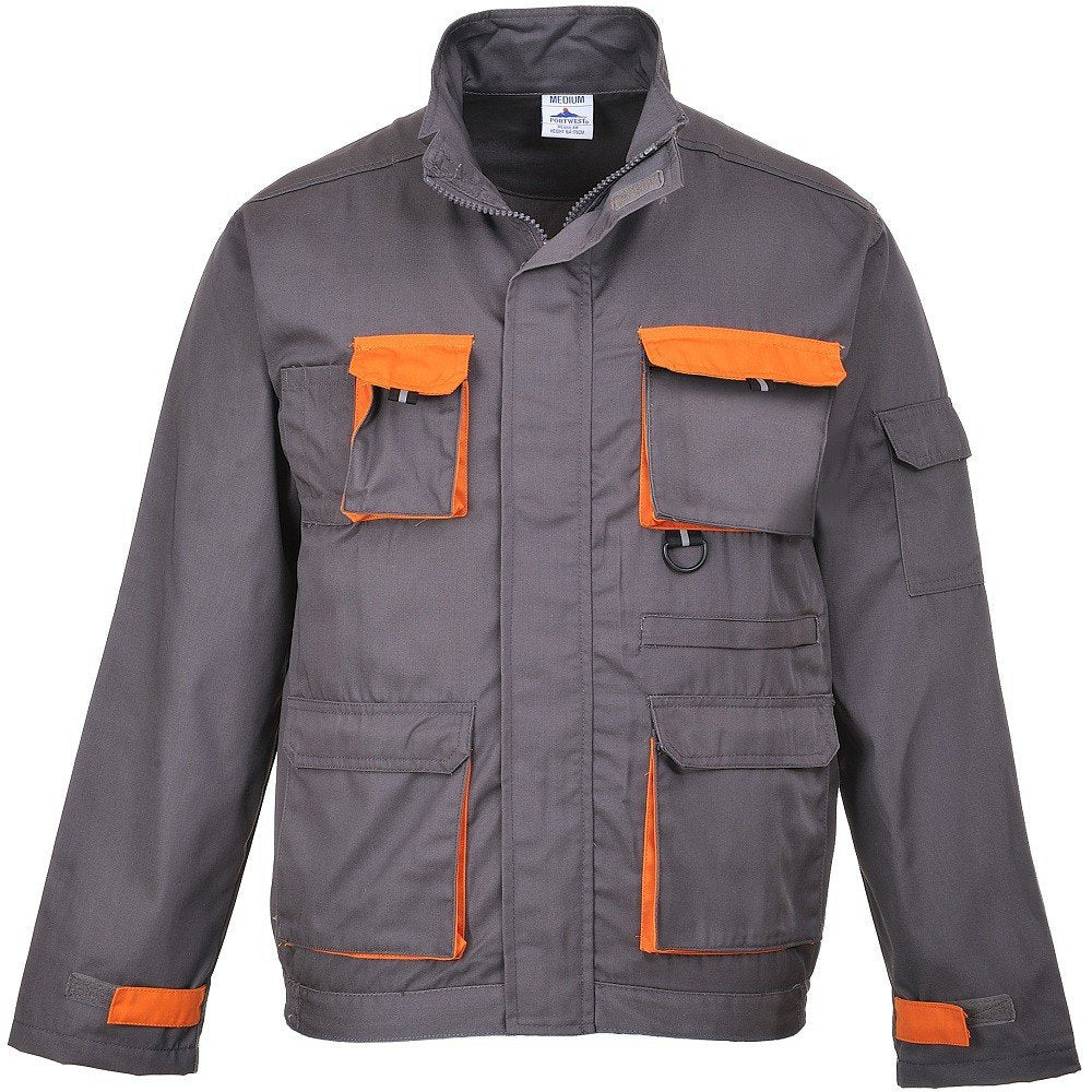 Portwest Portwest Texo Kontrast-Jacke, Grösse: M, Farbe: Grau, TX10GRRM M Grau, M Grau
