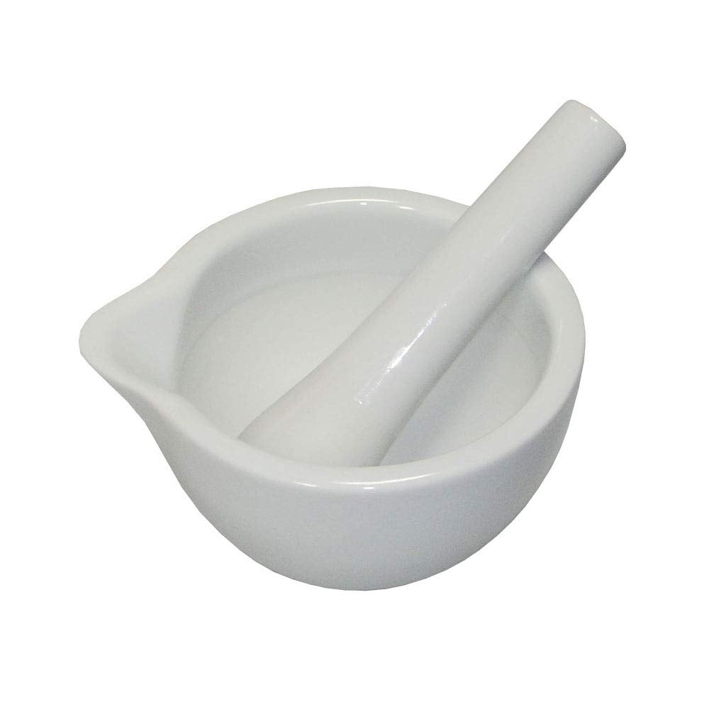 Bitto Mörser mit Stössel Porzellan - Mörser mit Ausgiesser, H: 6 cm, Ø 10 cm