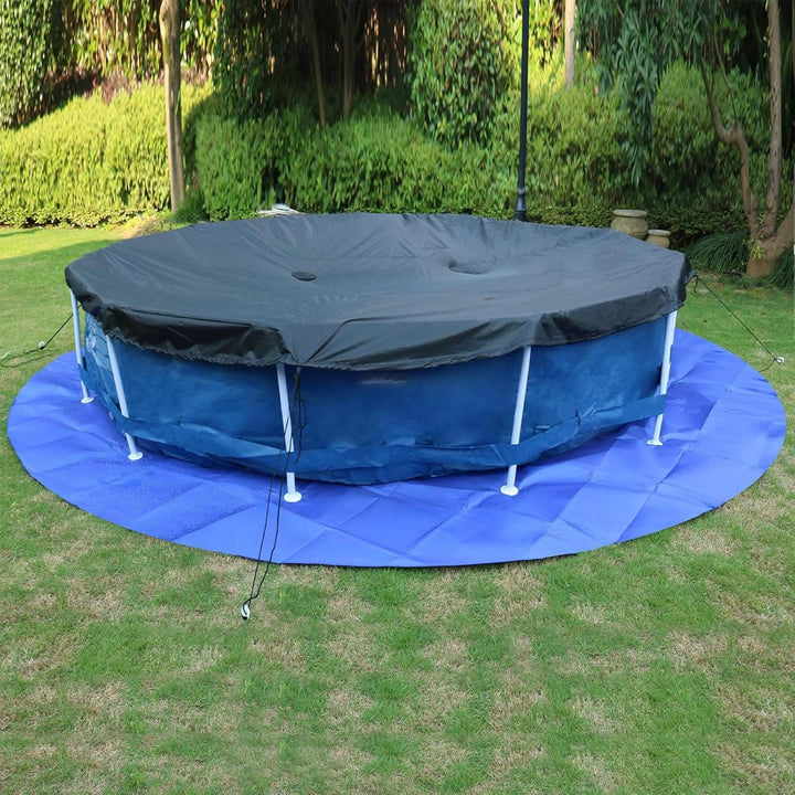 Generisch Pool-Liner-Pad, Pool-Unterlage-Pad,Runde, Dicke Poolplane, Pool-Bodenplane - Strapazierfäh