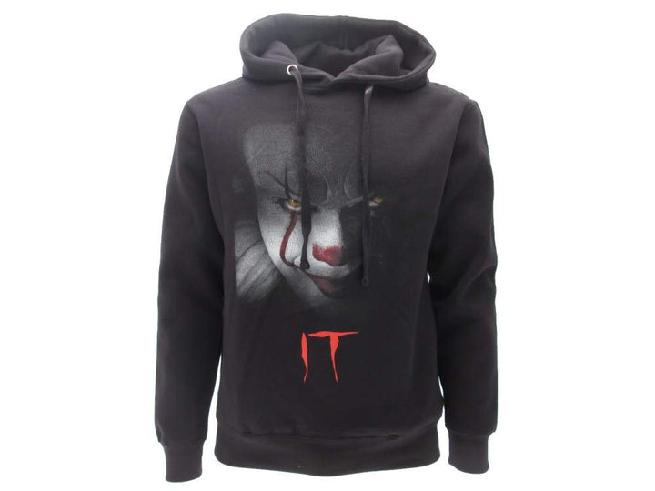 IT Clown Kapuzenpullover Kapuzenpulli Hoodie Sweatshirt Schwarz Gesicht Lächeln Offiziellen Original
