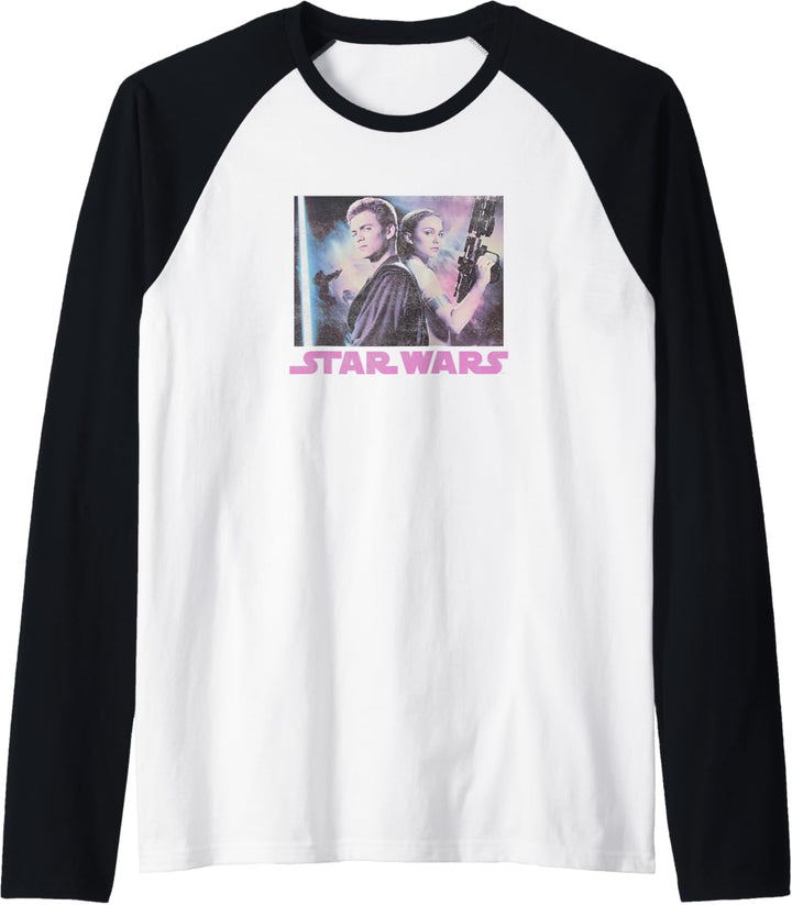 Star Wars Annakin And Padme Classic Portrait Raglan