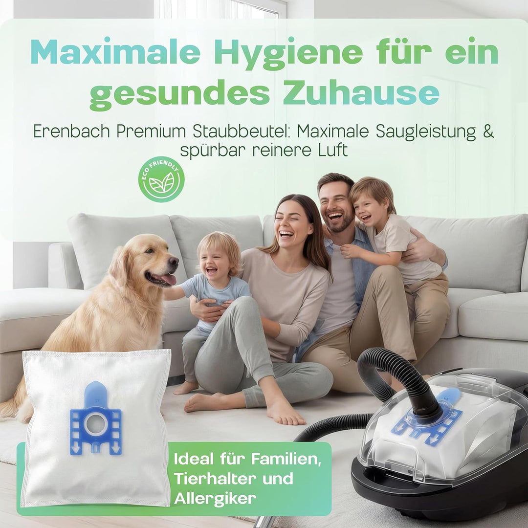 20 Staubsaugerbeutel als Alternative für Swirl Staubbeutel M50, M51, ähnlich Miele Staubbeutel 3D Ef