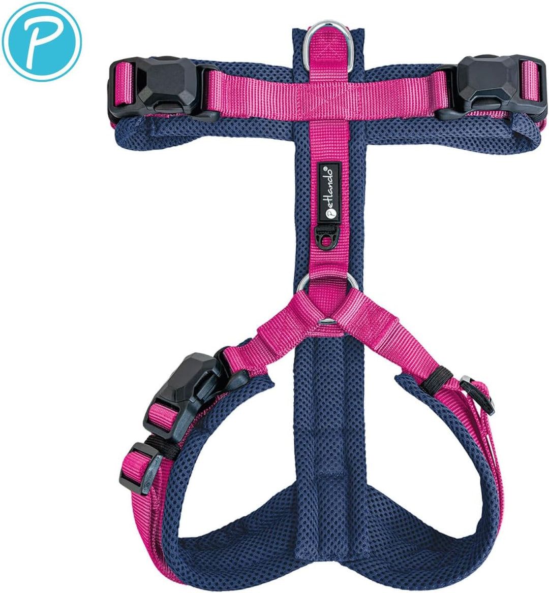 Petlando Hundegeschirr Magnetech Y-Comfort – Innovative Magnetschnalle, atmungsaktiv, mit Mesh gepol