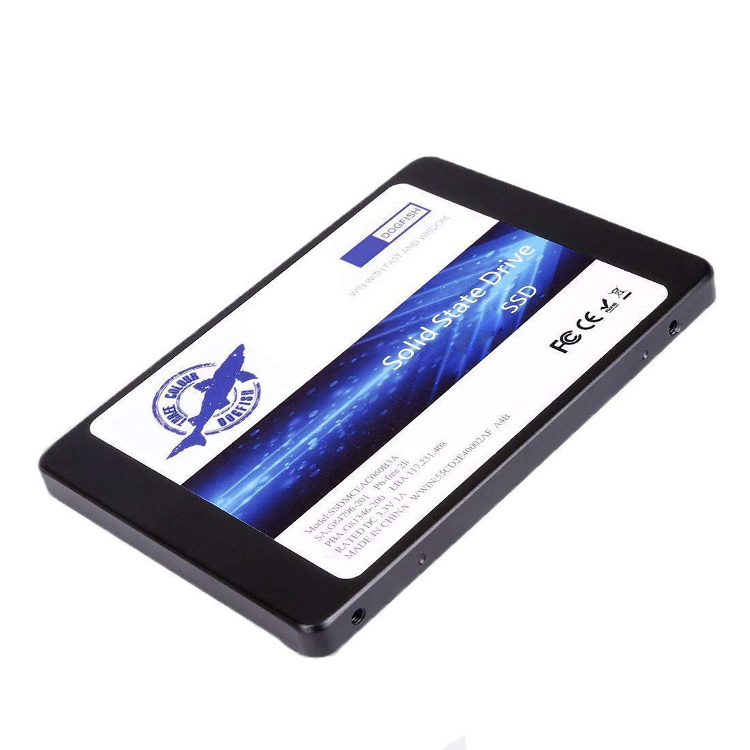 Dogfish SSD 250GB SATA3 2.5 Inch Unidad de Estado sólido incorporada 7MM Height MLC TLC High Speed (