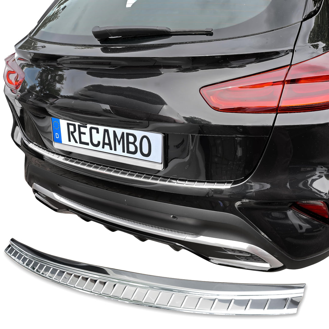 Ladekantenschutz Edelstahl CHROM kompatibel für Kia XCeed | X Ceed | BJ ab 2019> | premium Qualität