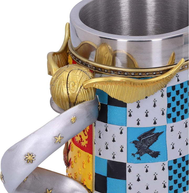 Nemesis Now Collectable Tankard Harry Potter Golden Snitch Quidditch Sammelkrug, Metal, Gelb, 1.25 p