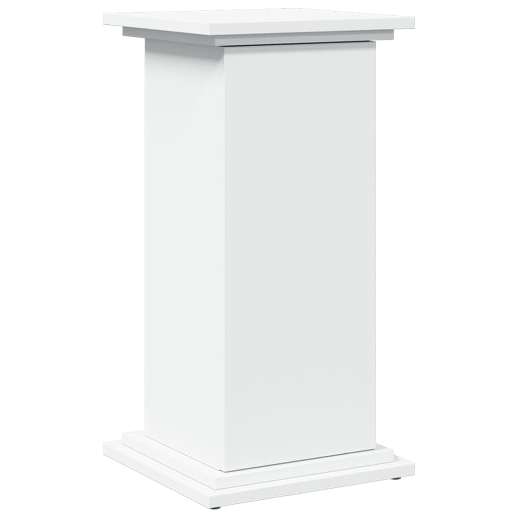 vidaXL Postament mit Stauraum Weiss 31x30x60 cm Holzwerkstoff 31 x 30 x 60 cm Weiss, 31 x 30 x 60 cm