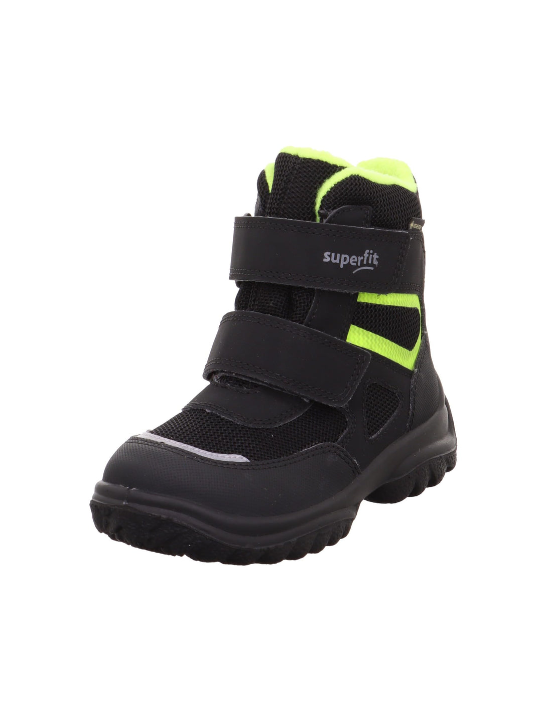 Superfit Jungen Snowcat Warm Gefütterte Gore-tex Schneestiefel 27 EU Weit Schwarz Gelb 0010, 27 EU W