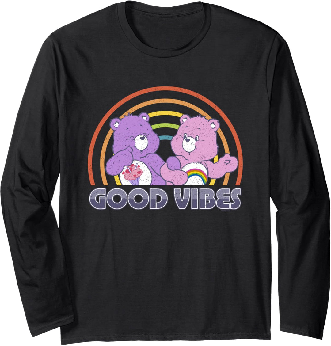 Care Bears Good Vibes Rainbow With Share And Cheer Bear Langarmshirt