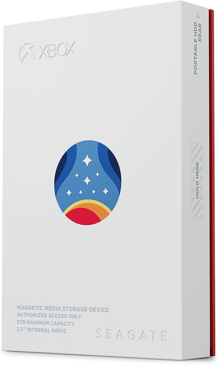Seagate FireCuda Gaming HDD 5 TB, tragbare externe Festplatte, PC Gaming, Starfield Special Edition,