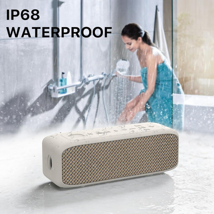 NOBIS 20W Tragbarer Lautsprecher Bluetooth, IP68 Wasserdicht, Bis Zu 24H Wiedergabezeit, TWS-Pairing