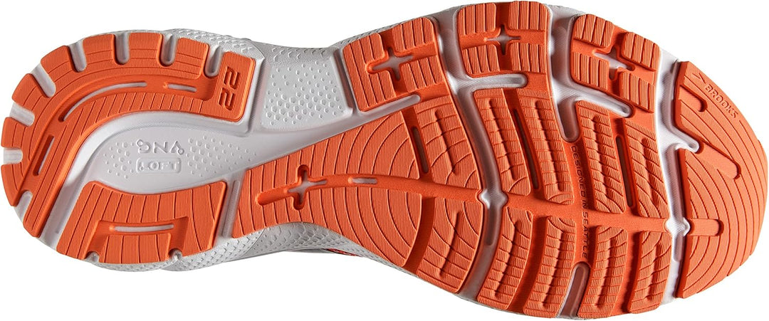 Brooks Herren Adrenaline Gts-22 Sneaker, Orange Black White