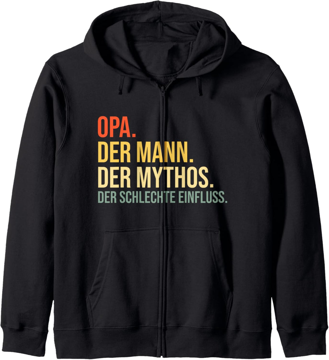 Opa 2023 2024 Lustig Grossvater Spruch Opa Kapuzenjacke