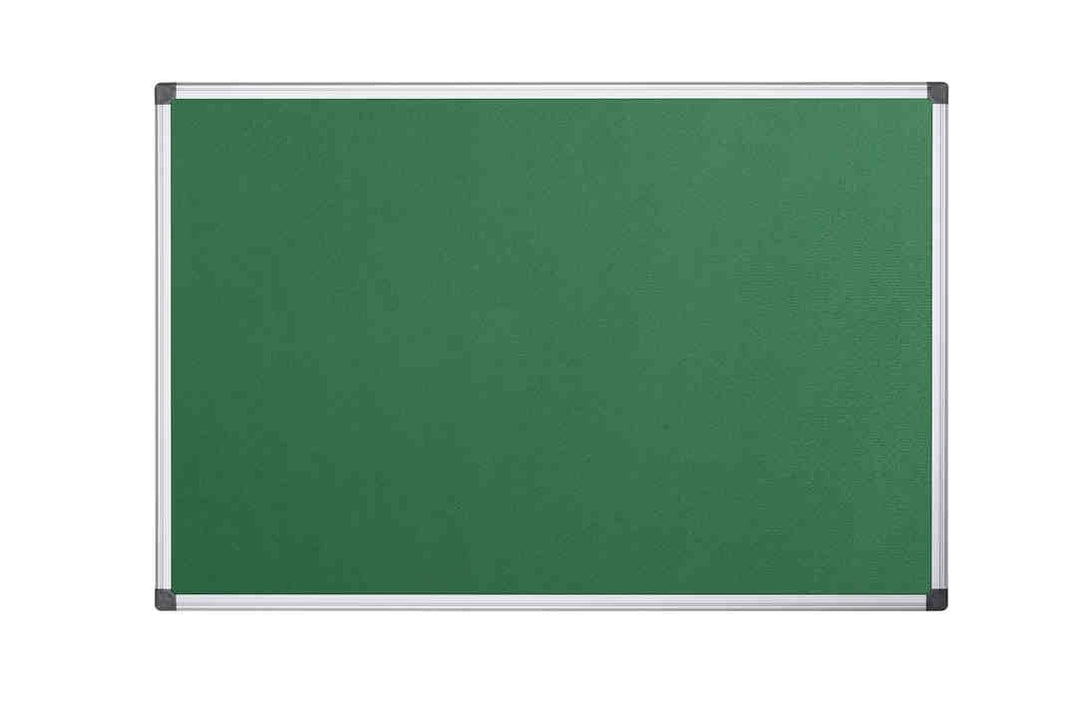 Bi-Office Filztafel Maya, Mit Aluminiumrahmen, Grüne Filzoberfläche, Zum Gebrauch Mit Pinnnadeln, Pi
