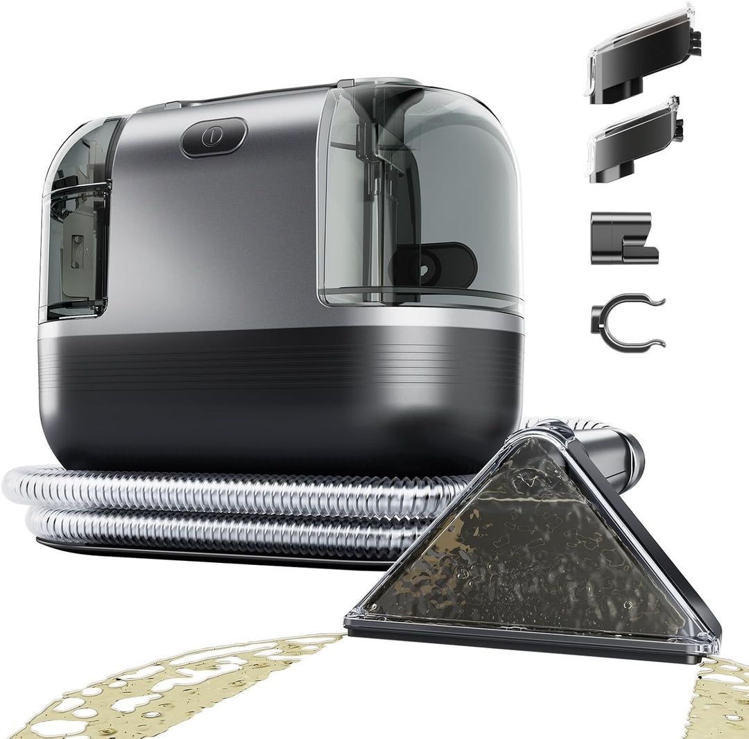 22Kpa 600W Polsterreiniger Gerät für Teppich Waschsauger für Polster & Auto Flecken Nasssauger Polst