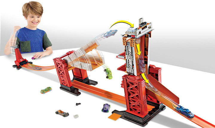Hot Wheels Mattel DWW97 - Track Builder Bridge Stunt Kit