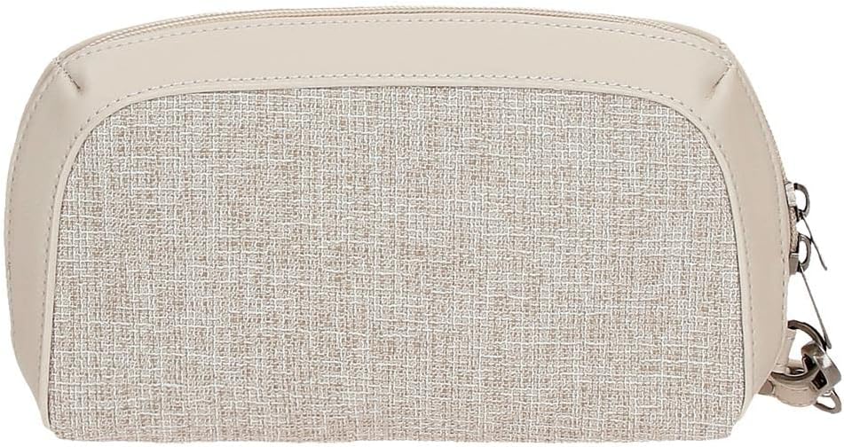 Pepe Jeans Maddie Beige Handtasche 20x11x4 cm Polyester mit Details aus Kunstleder, Beige Handtasche