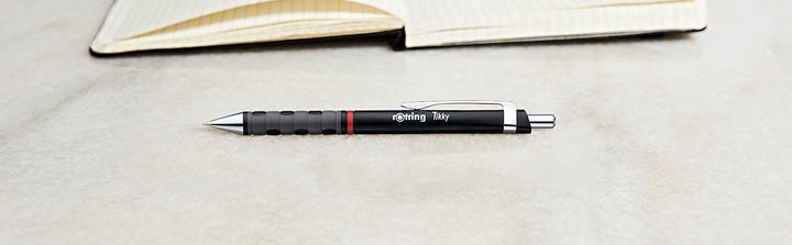 rOtring Tikky-Kugelschreiber | blaue Tinte | mittlere Spitze (1,0 mm) | weisserSchaft | federleicht