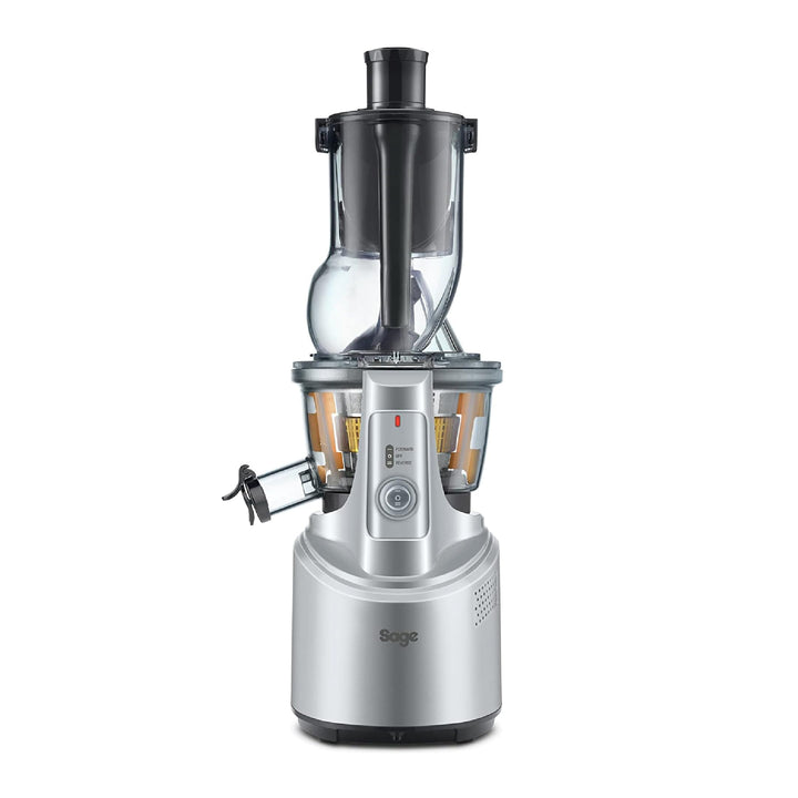 Sage Appliances Big Squeeze Saftpresse, gebürsteter Edelstahl, SJS700SIL Slow Juicer mit 1,2l Saftkr