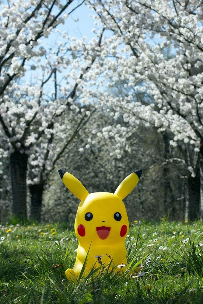 Teknofun - Pokemon Sitzender Pikachu Light Up - Beleuchtung (ca 40cm) - 811356, Yellow, Sitzend
