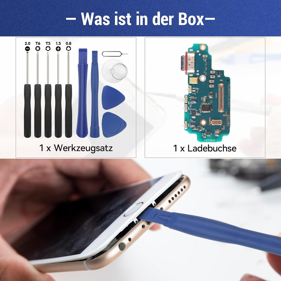RongZy Dock Connector für Samsung Galaxy S23 Ultra 5G S918B Ladebuchse mit Flex Kabel kompatibel mit