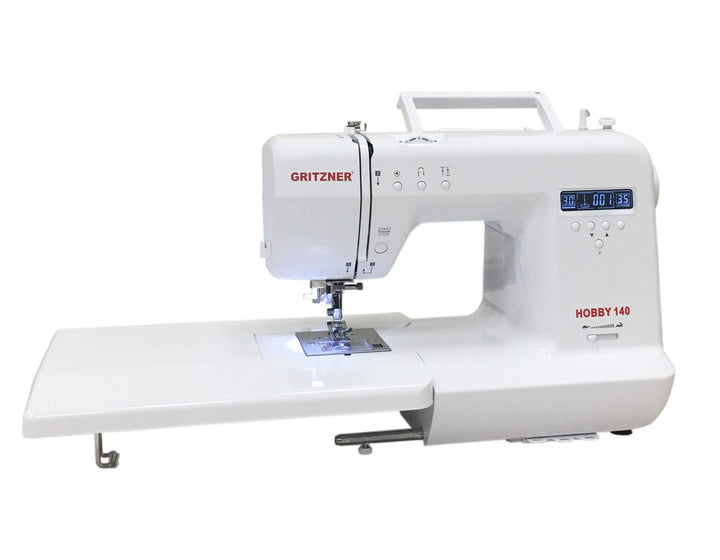 Gritzner Hobby 140 - Computernähmaschine mit 140 Sticharten und Anschiebetisch