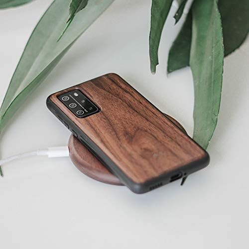 Woodcessories - Hülle Kompatibel mit Samsung Galaxy S20 Ultra Aus Echtem Holz - EcoBump Case (Walnus