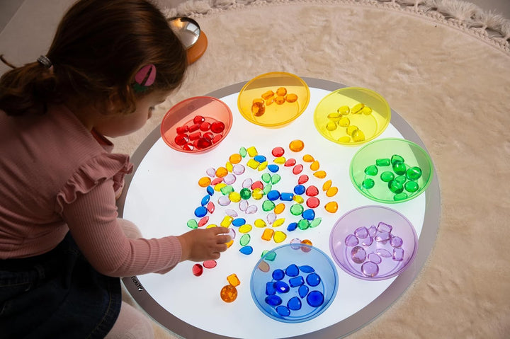 TickiT 73123 Translucent Color Jewels PK-144, Rot, Orange, Gelb, Grün, Blau, Violett, S