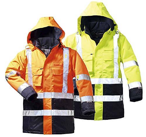 Warnschutz-Parka JANNIS gelb-marine