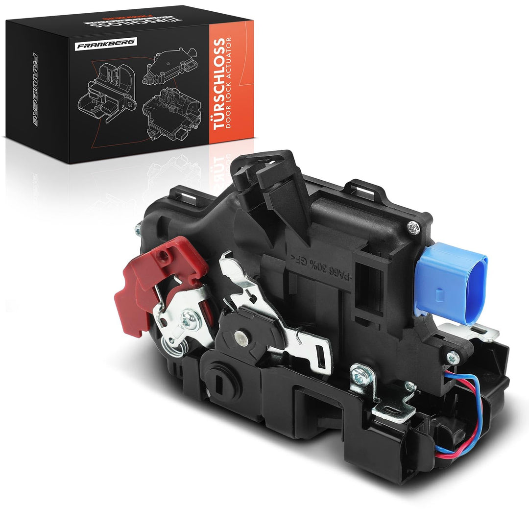 Frankberg Türschloss Stellmotor Hinten Links 7-Polig Kompatibel mit Golf Plus 521 5M1 2004-2013 Golf