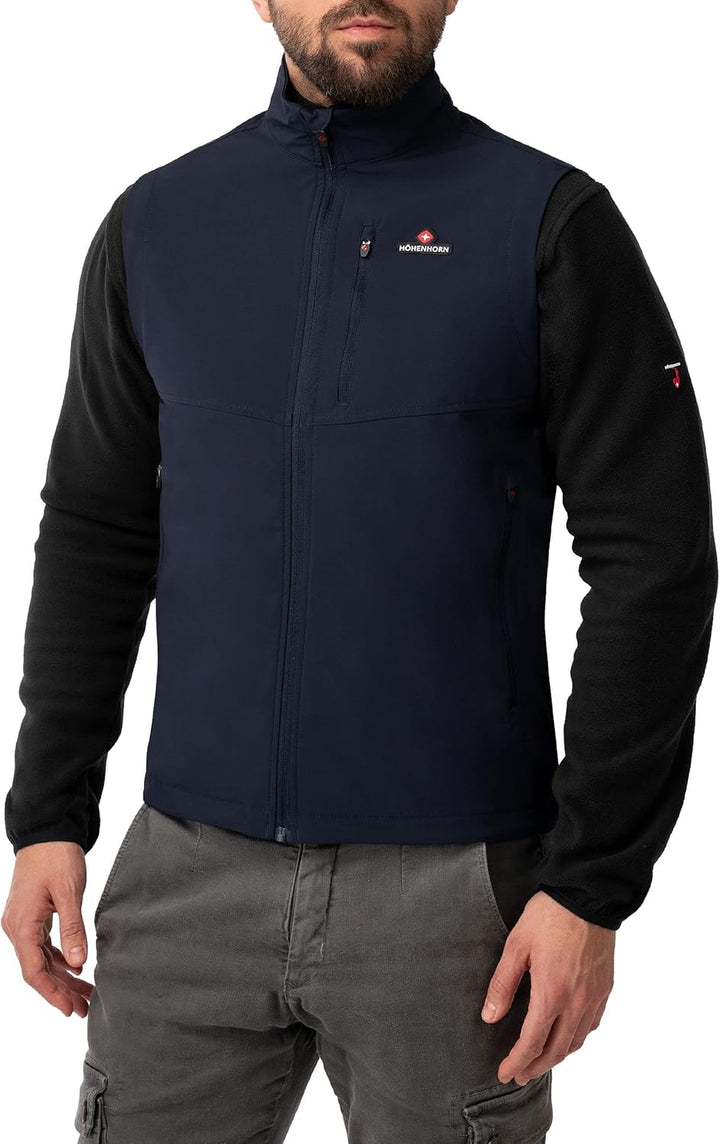 Höhenhorn Allalin Herren leichte Weste Softshell Outdoor Jogging Softshellweste Jacke