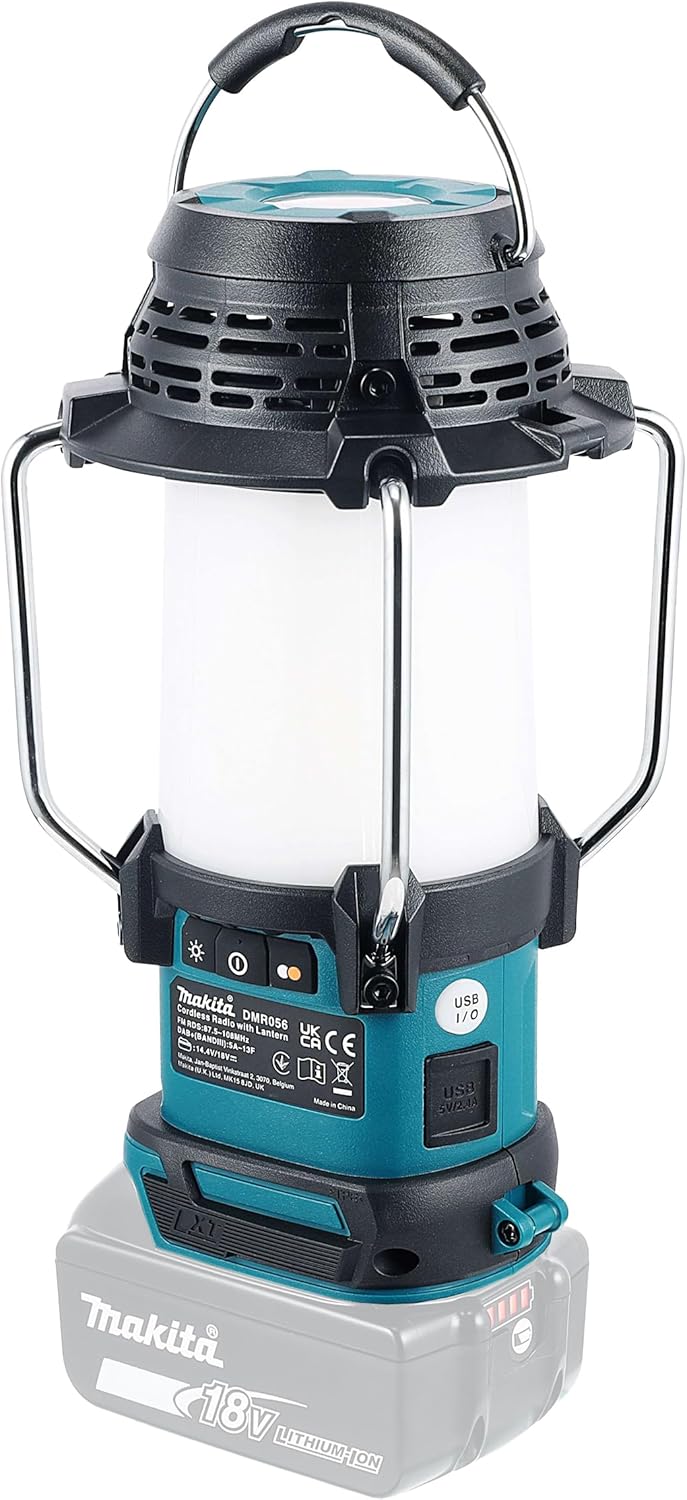 Makita DMR056 Akku-Radio mit Laterne 18V (ohne Akku, ohne Ladegerät) Single